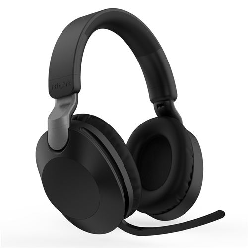 Non Communiqué Noir Casque Audio Bluetooth 5.1 Pliable Réduction De Bruit Longue Autonomie Yonis