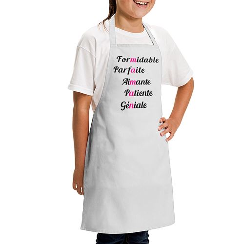 Fabulous Tablier Enfant Cuisine Maman Formidable Parfaite Aimante Patiente  Geniale - Qualité Premium 100% Coton - Tablier - Achat & prix