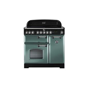 PIANO DE CUISSON CLASSIC DELUXE TAB IND 90 CM VERT MINERAL MAT CHROME