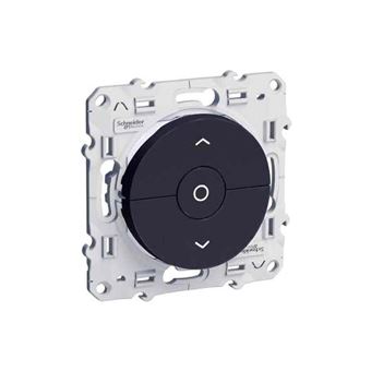 Schneider Electric Odace – Interrupteur 3 Boutons Volets Roulants Anthracite – Montée/Descente/Stop – S540208