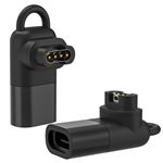 Vhbw Cavo Di Ricarica USB Per Orologi Garmin Approach S60 S62 S10 S12 S40 – 100 Cm, Nero, Sostituto Per Stazione Di Ricarica - 5