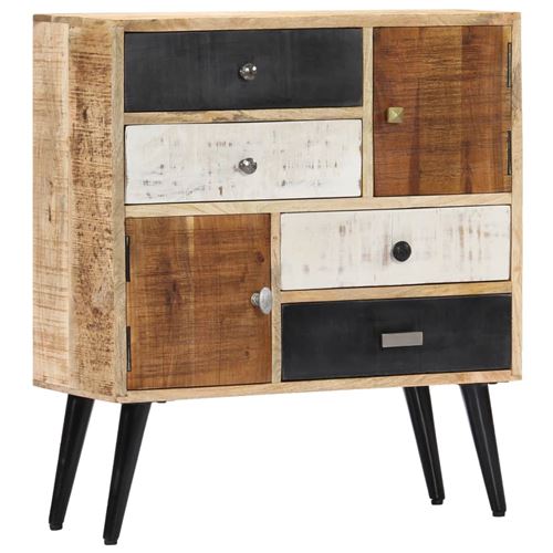 vidaXL Buffet 70 x 30 x 78 cm Bois de manguier massif