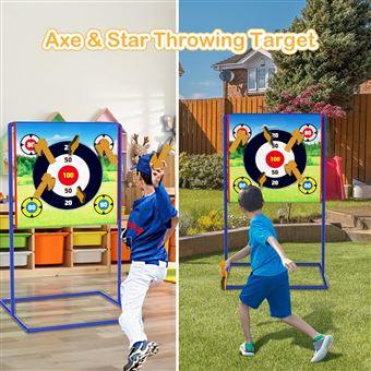 STAKK - Le Nouveau Jeu De Lancer En Extérieur Pour Enfants Et Adultes En Bois Massif