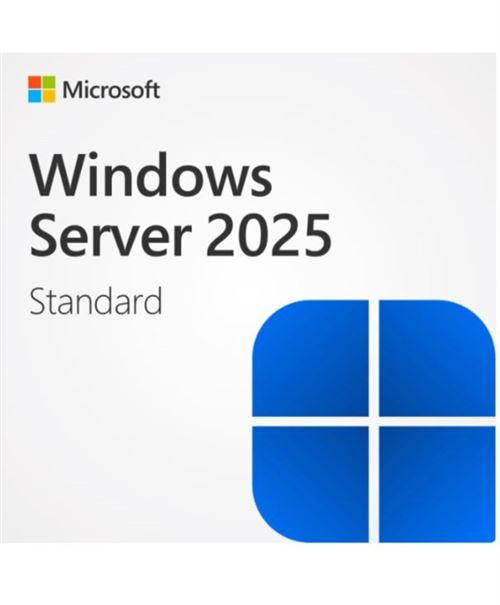 Microsoft Windows Server 2025 Standard - Clé licence à télécharger