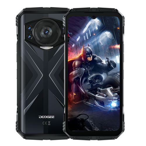 DOOGEE S118 Smartphone 6.58 pouces 8GO 512GO Octa Core 50MP AI caméra 33W charge Android 14 dual SIM 4G-argent