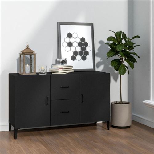 VIDAXL - Buffet - 100x36x60 cm - Noir - Image 3