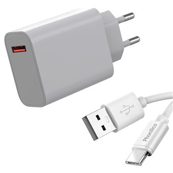 Generic Chargeur Rapide 67 W Avec Câble USB - C Compatible Pour Xiaomi -  Blanc - Prix pas cher