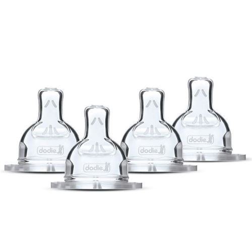 Lot de 4 tétines plates Sensation - Débit 3