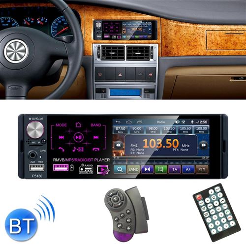 Autoradio 1 Din 4.1 Pouces Écran Tactile Bluetooth USB FM AM Télécommande YONIS