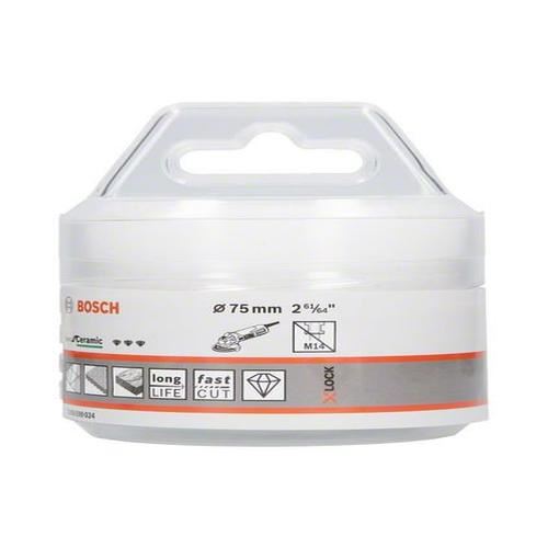 Bosch Diamanttrockenbohrer X-LOCK Best for Ceramic Dry Speed 75 x 35 mm