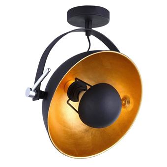 Plafonnier en Métal Noir et Doré - SPENCER - ALTOBUY - 1