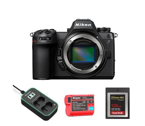 Nikon Z6 Iii Boitier + Kingma 2400Mah Batterie (Nikon En-El15) + Kingma Chargeur De Batterie + Sandisk Cfexpress Type B 128 Go - Image 3