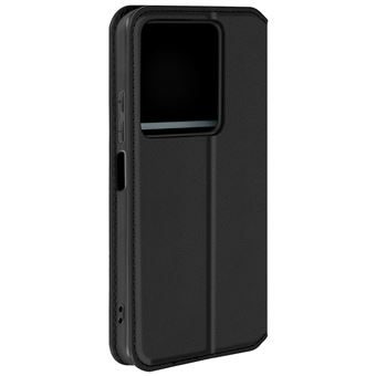 Étui Realme Note 50 Vintage Avec Porte-cartes - Noir, Similicuir - Support Vidéo Inclus