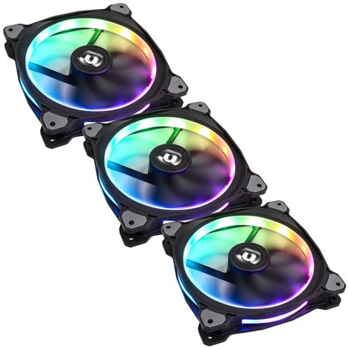 Thermaltake Riing Plus LED RGB Ventilateur 140 mm Pack 3 Ventilateurs + Contrôleur - Image 5