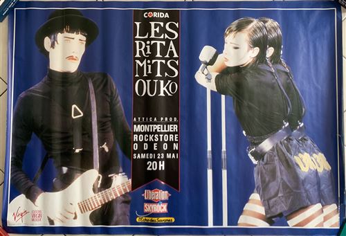 Les Rita Mitsouko - Tournée 1987 - 110x158cm - Affiche