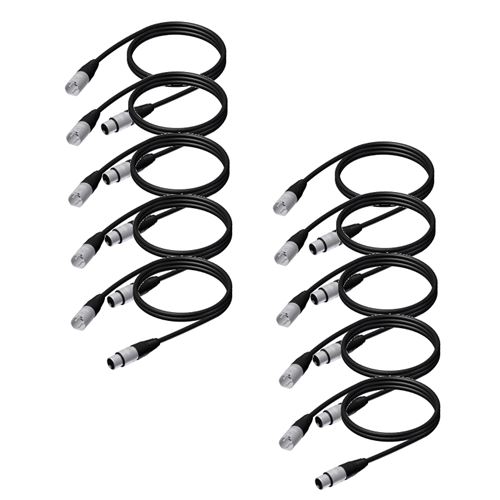 Devine 10 x MIC100 set de câbles micro/DMX 10m