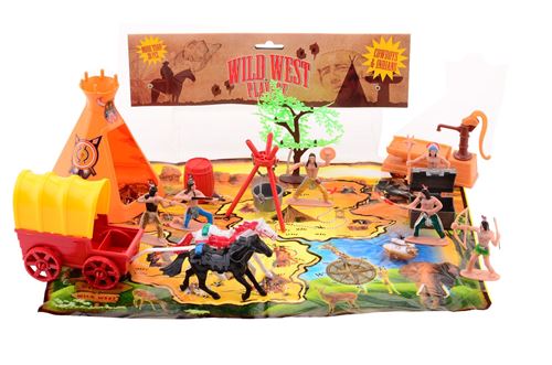 Johntoy playset Wild West 20 pièces