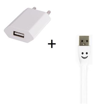 Shot - Pack Chargeur pour IPHONE SE 2020 Lightning (Cable Smiley LED +  Prise Secteur USB) APPLE (VERT) - Chargeur secteur téléphone - Rue du  Commerce