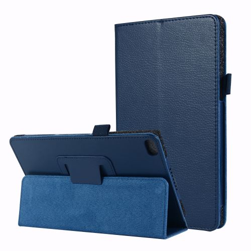 Housse Lenovo Tab E8 TB-8304F bleue avec Stand - Etui coque bleu de protection tablette Lenovo TB-8304F1 - accessoires pochette XEPTIO 8 pouces case
