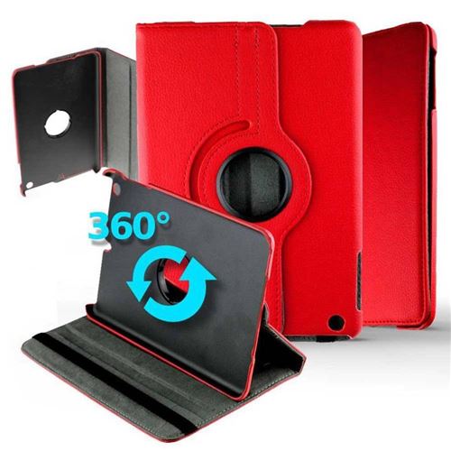 Housse rotative 360° tablette Samsung Galaxy Tab S2 T710 - Rouge