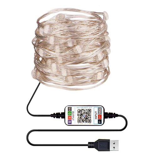 Guirlande Lumineuse Bluetooth Led Sapin De Noël 10M 100 Lumière Blanc MK155