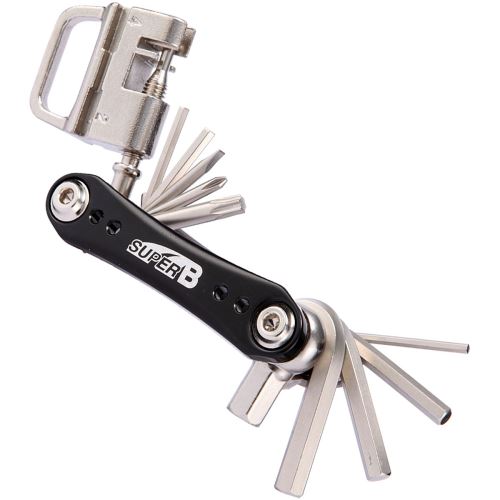 Outil multifonction pliable Super B TB-FD40 17 en 1 noir