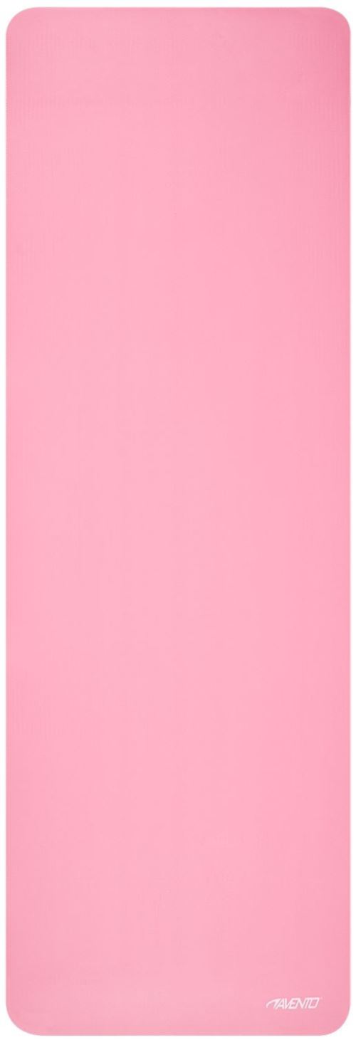 Avento tapis d'exercice 183 x 61 cm 12 mm de mousse rose