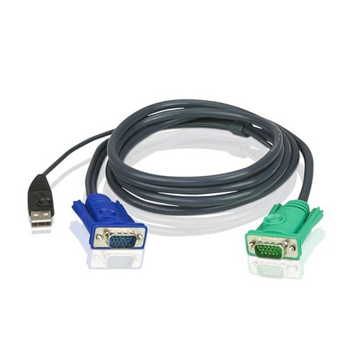 ATEN Micro-Lite 2L-5205U - toetsenbord / video / muis (TVM) kabel