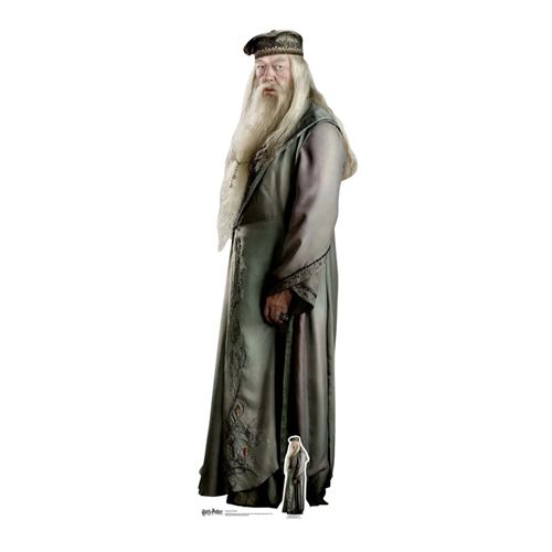 Figurine en carton taille réelle Albus Dumbledore Harry Potter 184 CM