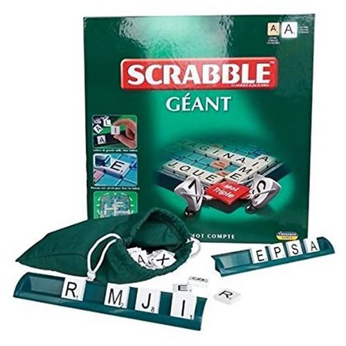 L'édition Géant du Scrabble permet de faire jouer enfants et grands-parents ensemble