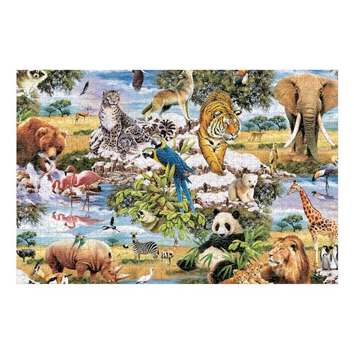 King Multicolore Puzzle De 1000 Pièces Merveilles De La Nature En Carton - Image 1