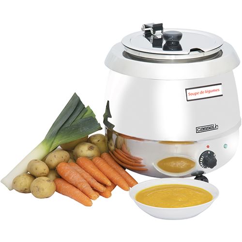 Casselin - soupière 9l inox 400w - cms3