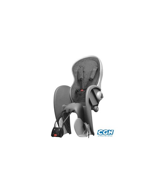 Porte bebe ar sur cadre polisport wallaby gris coussin gris -22kgs