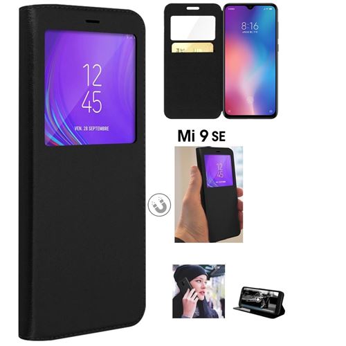 Etui de protection porte carte pour Xiaomi Mi 9 SE - Noir
