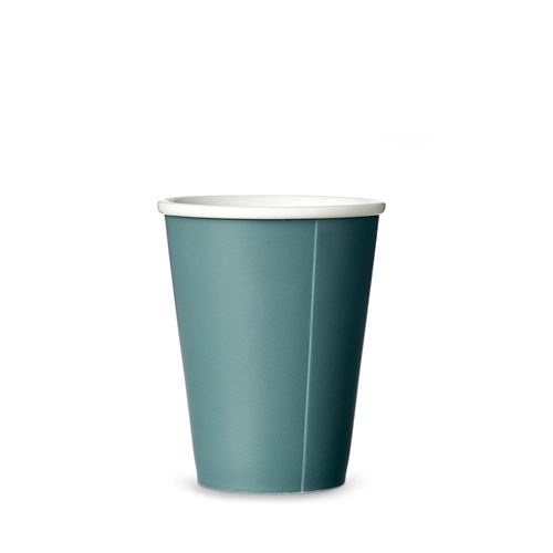 Viva Scandinavia (V70854) Tasse à thé en porcelaine, gobelet de café, design moderne - Vert - 300 ml