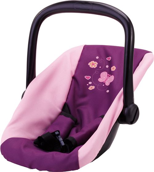 Bayer siège d'auto pour le rose papillon poupées / violet 44 cm