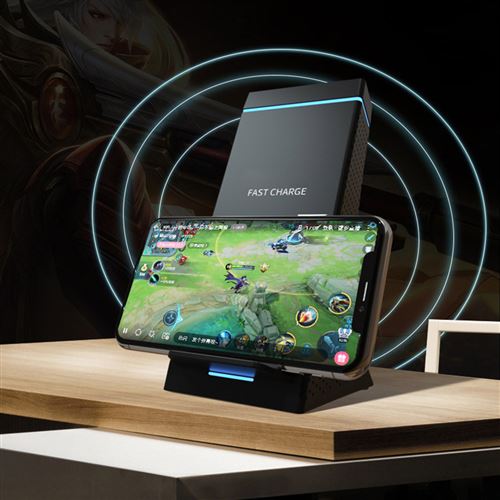 Chargeur sans fil Support QI portable de charge rapide avec Bluetooth 5.0 Haut-parleur wedazano376