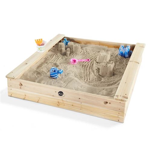 Plum - Bac à sable en bois avec 2 bancs intégrés