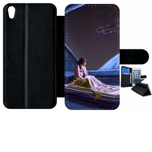 Etui À Rabat Sony Xperia Xa Girl And Planet