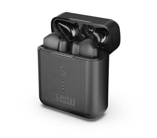 Ecouteurs sans fil Bluetooth Ryght VEHO True Wireless 20h d'autonomie Noir