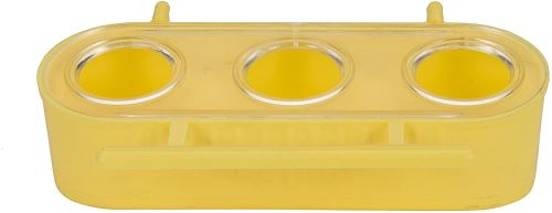 Comparer les prix de Aime Mangeoire pour Oiseaux, Munie De 3 Trous pour Plusieurs Oiseaux, pour Tout Type De Cage pour Oiseau