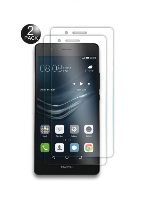 Huawei P9 LITE Pack de 2 Films en verre trempé transparent et résistant