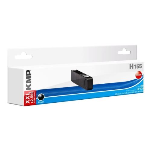 KMP H155 - 110 ml - noir - boîte - cartouche d'encre (alternative for: HP 970, HP CN621AE)
