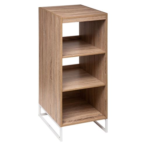 Meuble de rangement design Orso - L. 40 x H. 105 cm - Couleur bois