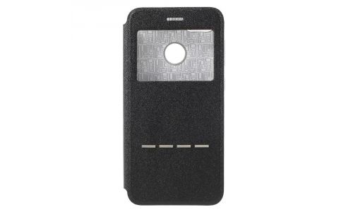 Etui Stand à rabat latéral pour Huawei Y6 PRO 2017 coloris Noir