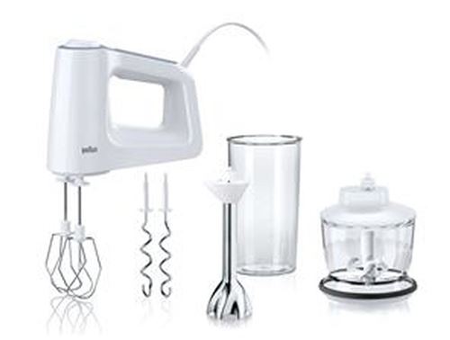 Braun MultiMix 3 HM 3137 WH - Batteur à main - 500 Watt - blanc