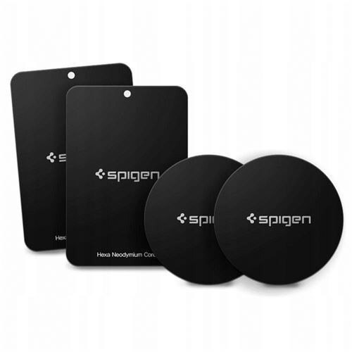 Spigen Kuel A210 - Metal plate - zwart (pak van 4)