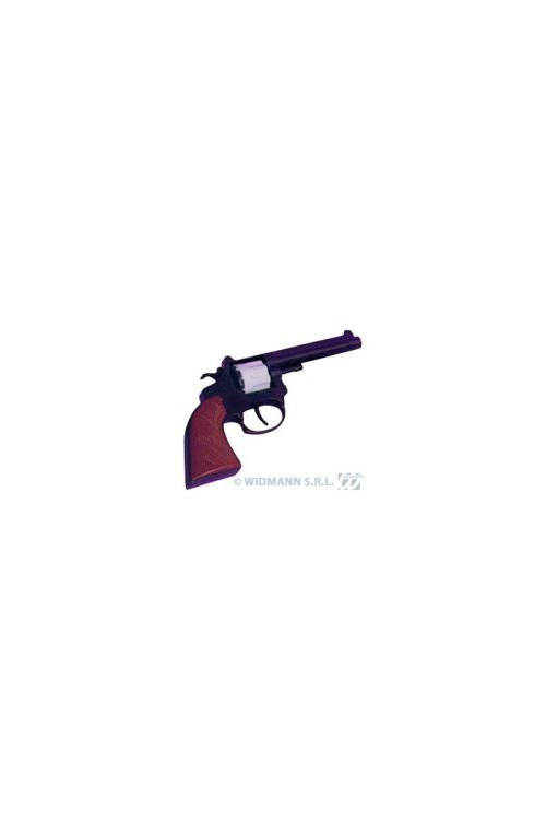 Pistolet cow-boy plastique adulte (marron/gris assorti)