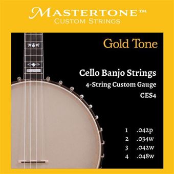 Gold Tone Tirant Personnalis Banjo Violoncelle 4 Cordes Cordes pour banjo - 1