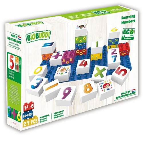 Bloques BioBuddi Números 27 piezas